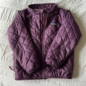 Patagonia Girls Nano Puff Jacket 4T purple